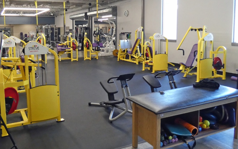 strength training equipment at a cornerstone health and fitness in furlong