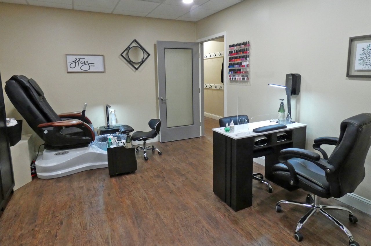 a nail and spa area at a doylestown gym