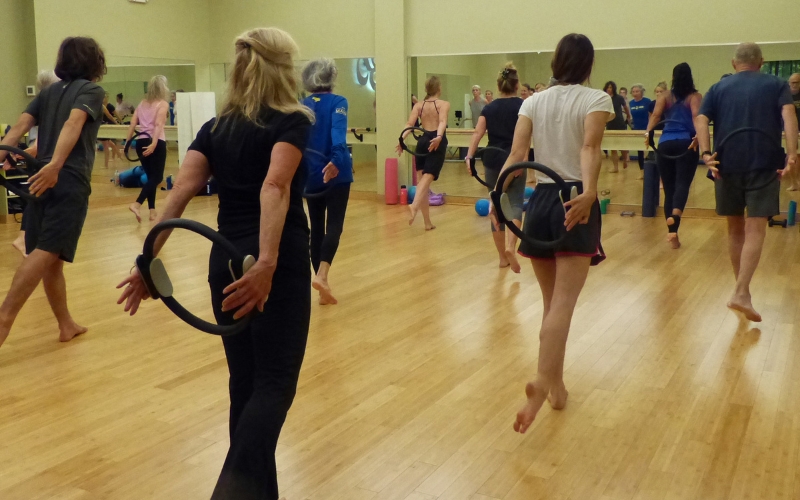 members at best barre class in new hope cornerstone gym