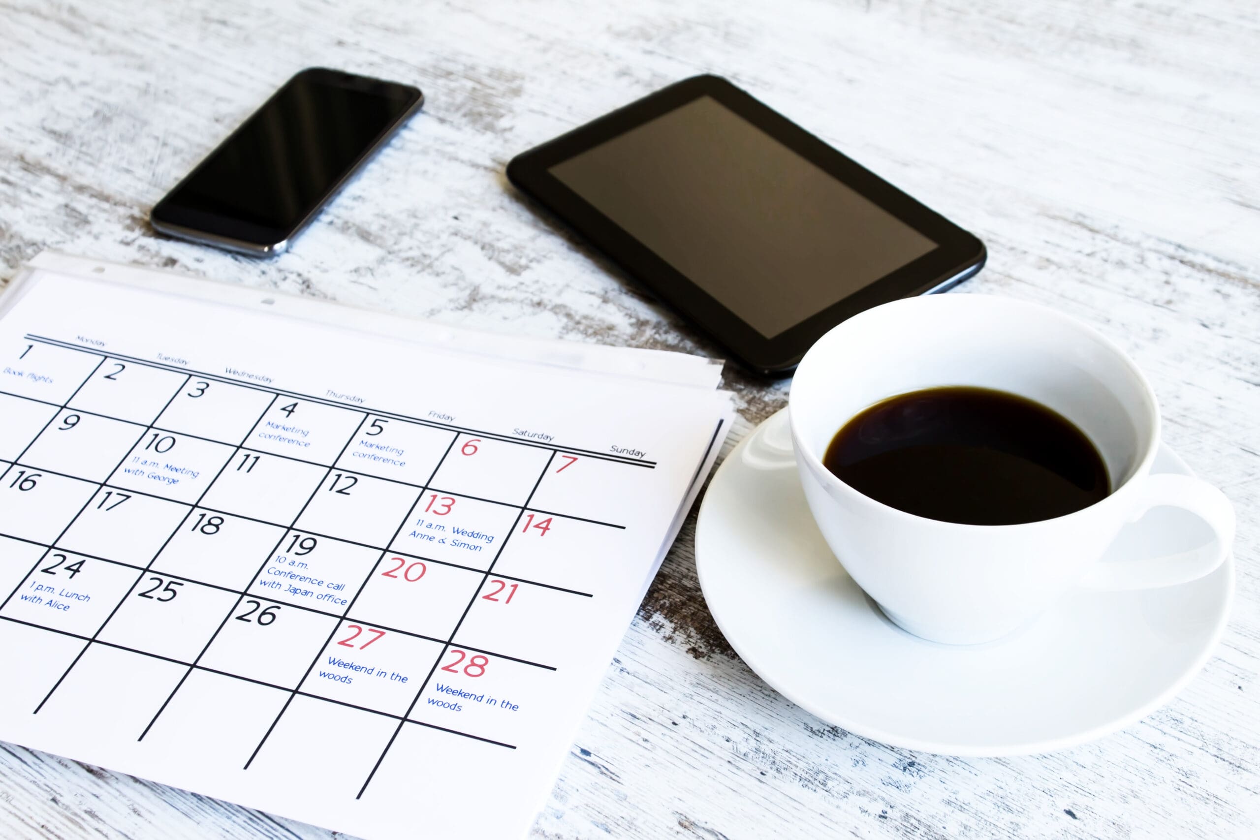 Schedule your workouts on your calendar to help you stay motivated to workout after work.